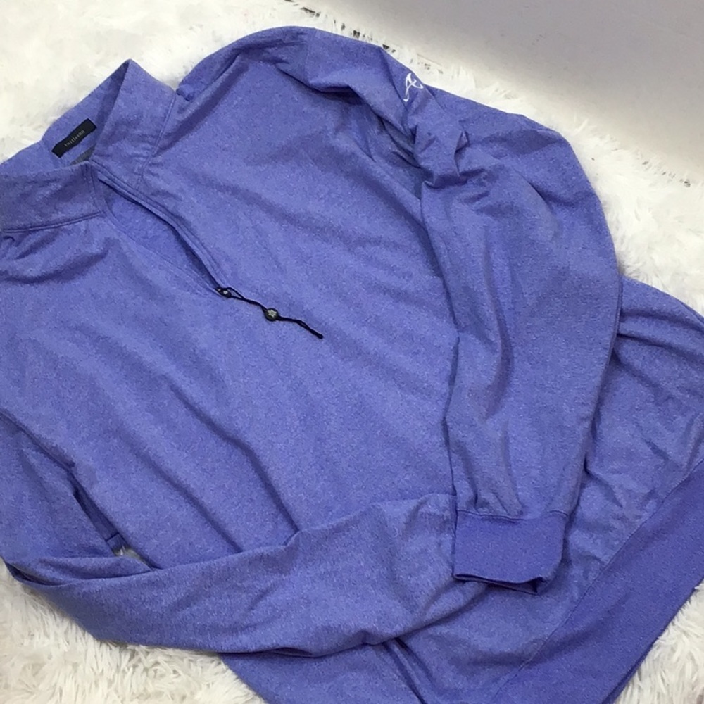 Turtleson heathered blue zip neck pullover XL NWOT - Picture 11 of 12
